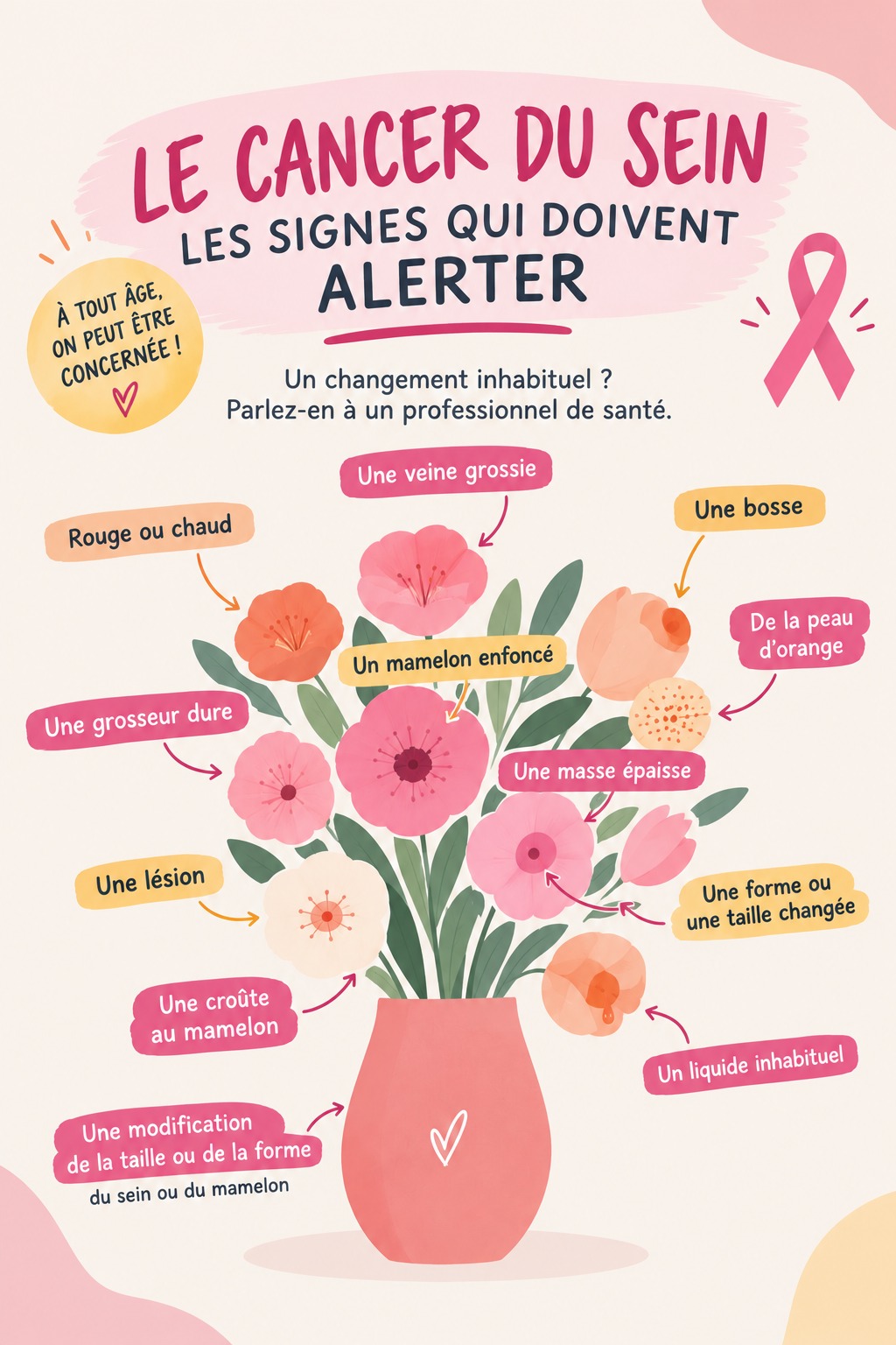 OCTOBRE ROSE, LE DEPISTAGE DU CANCER DU SEIN, UN GESTE IMPORTANT (1/3)