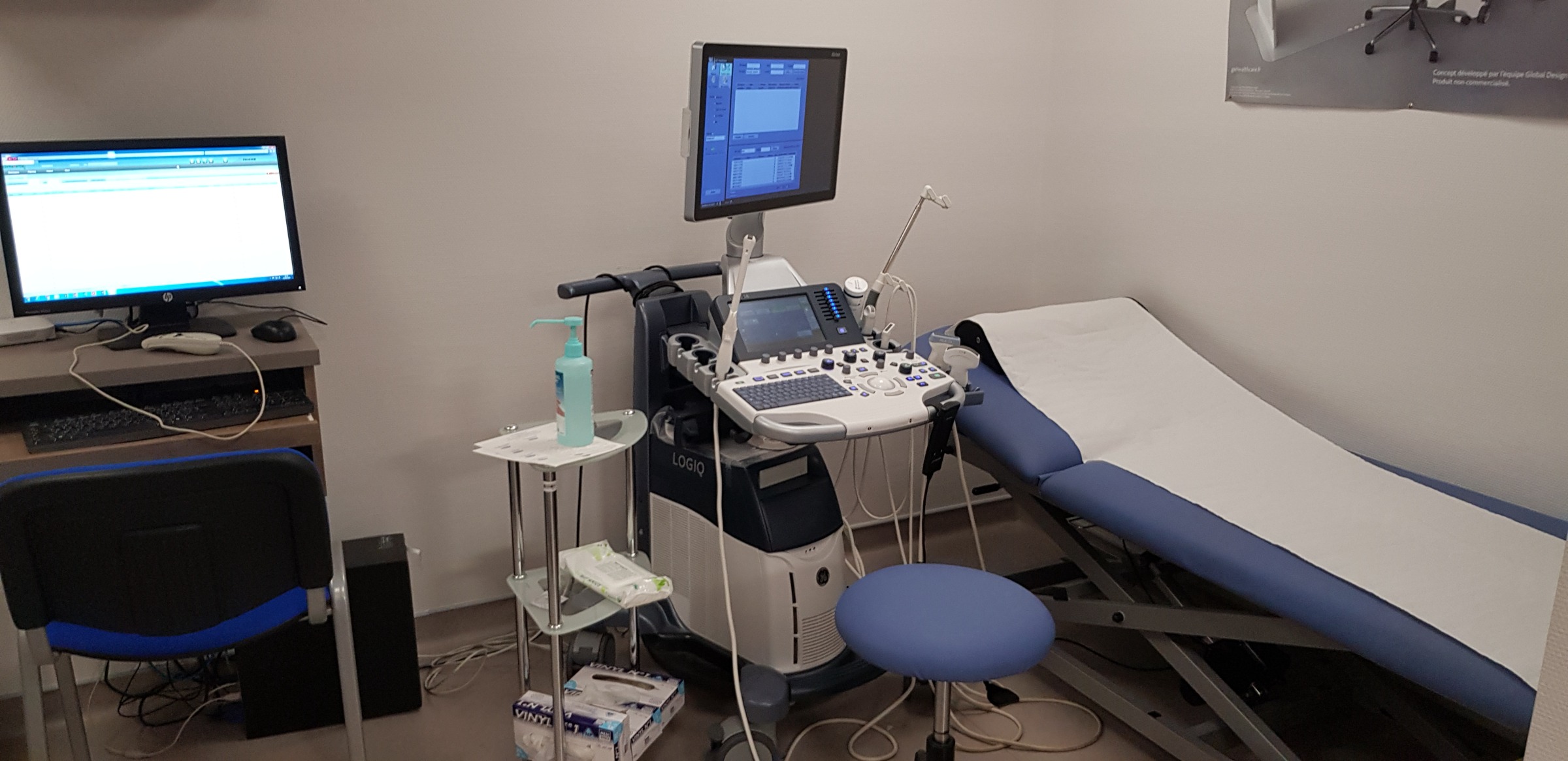 Salle d'échographie