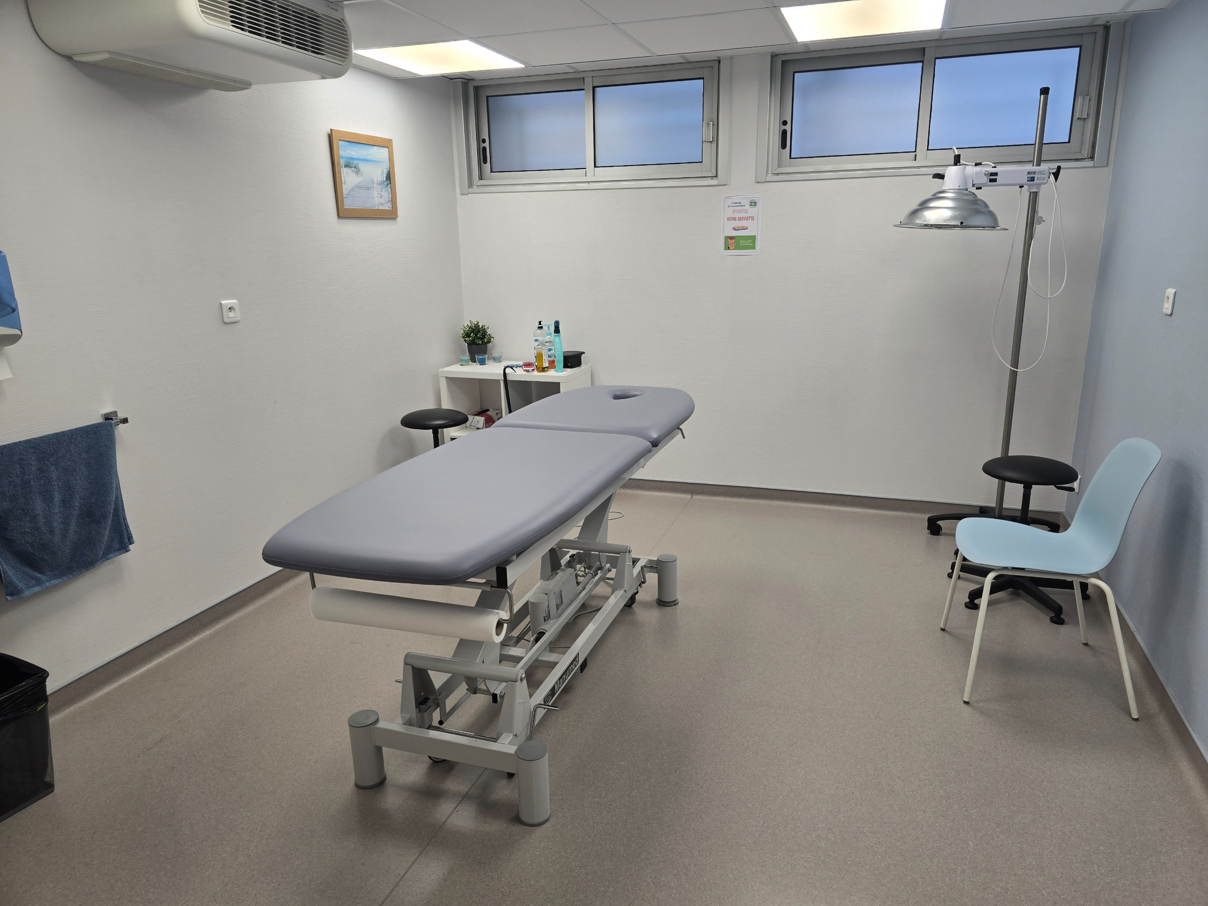 Cabine de soins de kinésithérapie